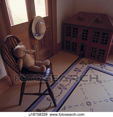 Stock Photo - Rug painted on child's bedroom floor.. Fotosearch