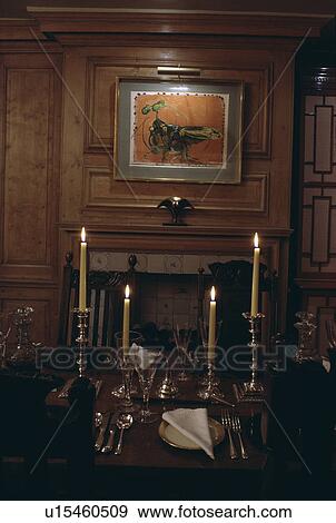 settings, interior, diningrooms, fireplaces, cutlery, interiors View Large Photo Image Stock Photo - settings, interior, diningrooms, fireplaces, cutlery, interiors. Fotosearch