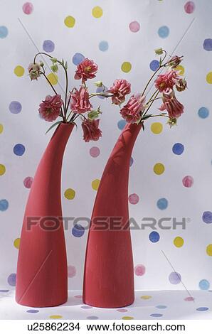 Still-Life of red vases View Large Photo Image Picture - Still-Life of red vases. Fotosearch