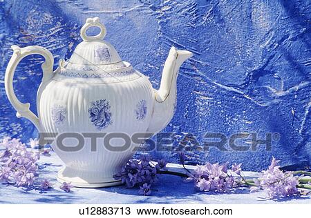 Stock Image - Still-Life of teapot. Fotosearch