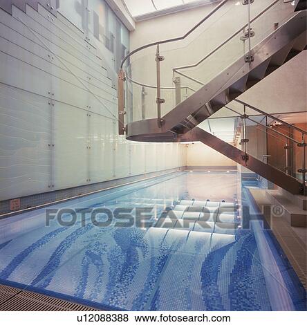 Swimmingpool in London hotel. View Large Photo Image Stock Photo - Swimmingpool in London hotel.. Fotosearch