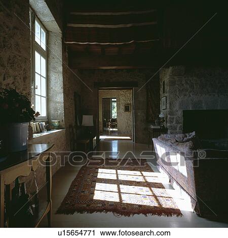 Traditional French country living room View Large Photo Image Stock Image - Traditional French country living room. Fotosearch