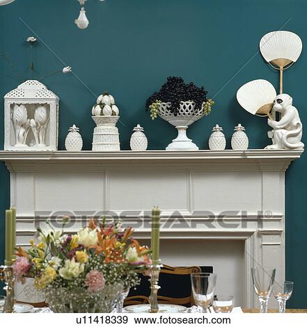 Stock Photo - traditional, interior, details, sculpture, collection, diningrooms, interiors. Fotosearch