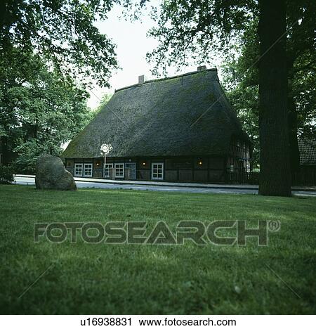 Traditional thatched country cottage View Large Photo Image Stock Image - Traditional thatched country cottage. Fotosearch
