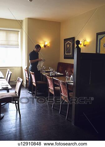 waiter, hr 671, restaurant, inside, commercial View Large Photo Image Stock Photo - waiter, hr 671, restaurant, inside, commercial. Fotosearch
