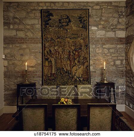 Walls Interior Tapestry Lighting Candle Barn Conversion