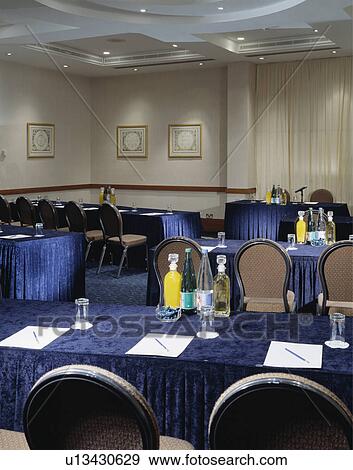 Well-lit modern designer decorated boardroom. View Large Photo Image Stock Photo - Well-lit modern designer decorated boardroom.. Fotosearch
