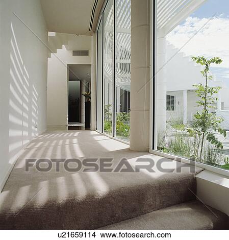 windows, interior, monochromatics, grey, hall, carpets, interiors View Large Photo Image Picture - windows, interior, monochromatics, grey, hall, carpets, interiors. Fotosearch