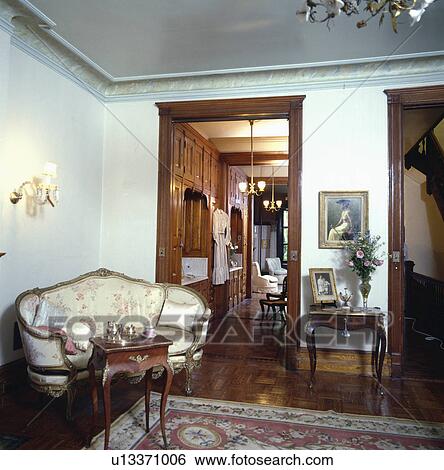 Antique sofa in traditional living room View Large Photo Image Stock Photograph - Antique sofa in traditional living room. Fotosearch