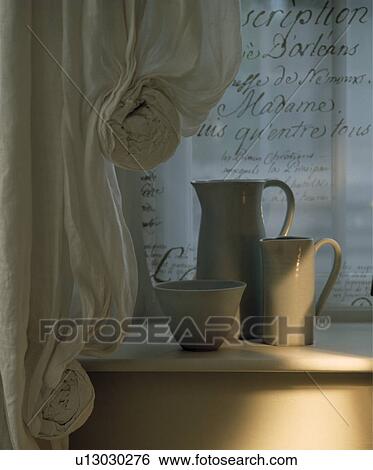 Ceramic Bowl and Two Jugs. View Large Photo Image Stock Photograph - Ceramic Bowl and Two Jugs.. Fotosearch