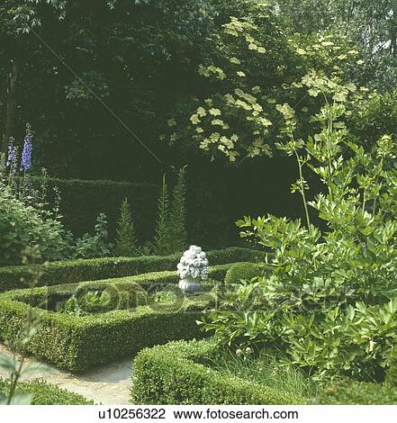 Clipped hedges in formal country garden in summer View Large Photo Image Stock Image - Clipped hedges in formal country garden in summer. Fotosearch