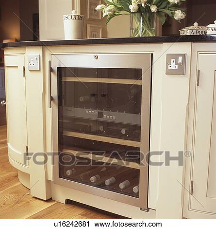 Close-up of built-in wine cooler View Large Photo Image Stock Image - Close-up of built-in wine cooler. Fotosearch