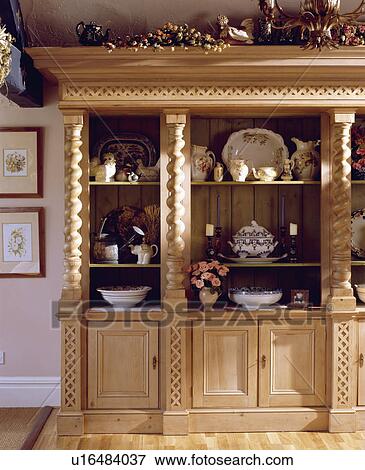 Close-up of large pine dresser View Large Photo Image Stock Photo - Close-up of large pine dresser. Fotosearch