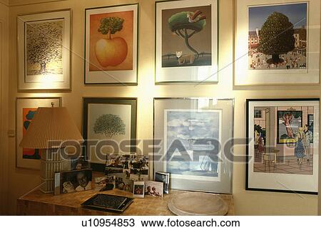 Close-up of pictures on wall View Large Photo Image Stock Image - Close-up of pictures on wall. Fotosearch
