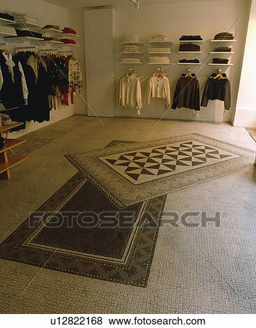 clothes, inside, floor, mosaic, shops, commercial View Large Photo Image Stock Photo - clothes, inside, floor, mosaic, shops, commercial. Fotosearch
