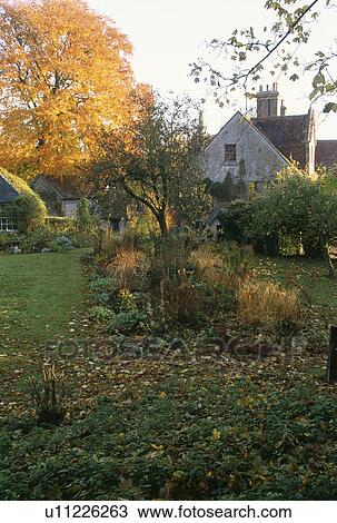 Country garden in autumn View Large Photo Image Stock Image - Country garden in autumn. Fotosearch