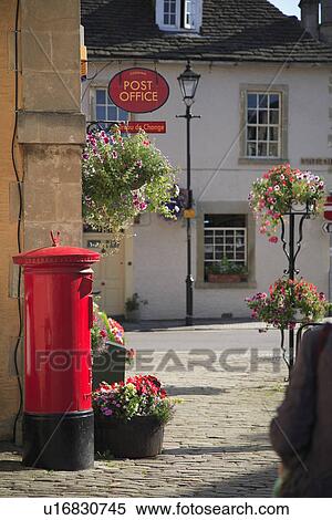Stock Photography - country, traditional, commercial, shop, red, village. Fotosearch