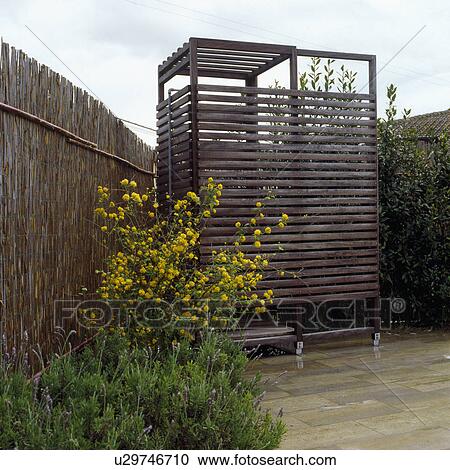 Fence in green country garden in summer View Large Photo Image Stock Image - Fence in green country garden in summer. Fotosearch