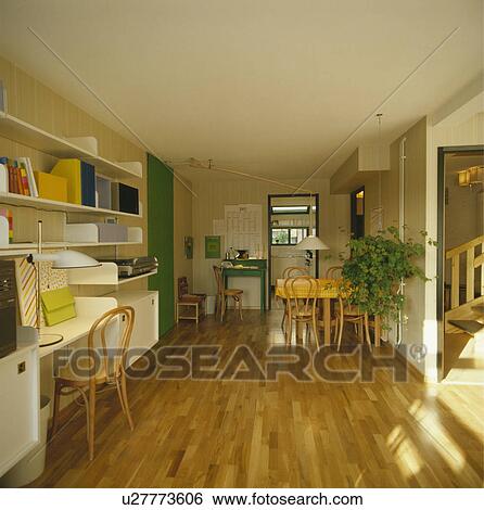 Stock Photograph - homeoffices, scandinavia, scandinavian, interior, homeoffice, interiors. Fotosearch