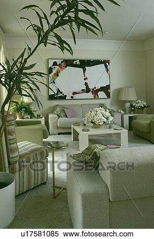 Houseplant in white living room View Large Photo Image Stock Photography - Houseplant in white living room. Fotosearch