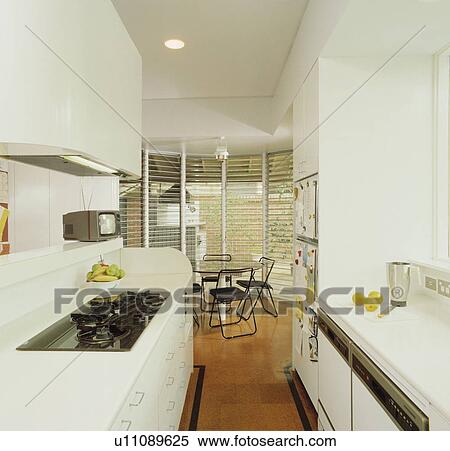 Stock Photography - modern, interior, view, diningroom, town, interiors. Fotosearch