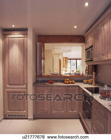 Pictures Of Recessed Halogen Ceiling Lights In Modern Wood Ed Picture Recessed Halogen Ceiling Lights In Modern Wood Ed Kitchen Fotosearch Search Stock