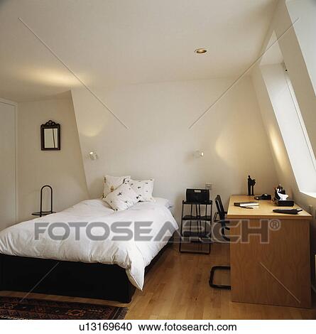 Single room in the attic. View Large Photo Image Stock Image - Single room in the attic.. Fotosearch