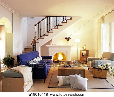 Spanish Styled Livingroom. View Large Photo Image Stock Photo - Spanish Styled Livingroom.. Fotosearch