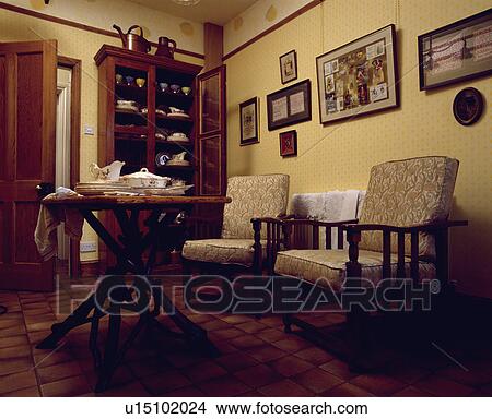 Traditional Edwardian neutral living room View Large Photo Image Picture - Traditional Edwardian neutral living room . Fotosearch