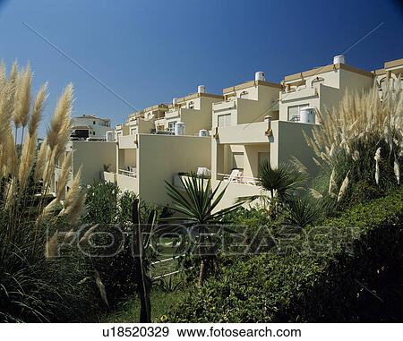 Villas in holiday village in Southern Spain View Large Photo Image Stock Photo - Villas in holiday village in Southern Spain. Fotosearch