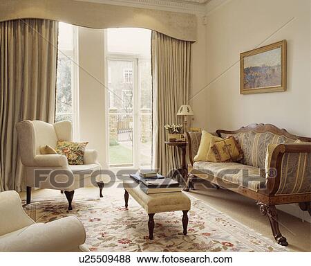 Antique sofa in traditional living room View Large Photo Image Stock Photo - Antique sofa in traditional living room. Fotosearch