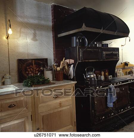 appliance, interior, oven, lighting, fixed, traditional, View Large Photo Image Stock Image - appliance, interior, oven, lighting, fixed, traditional,. Fotosearch