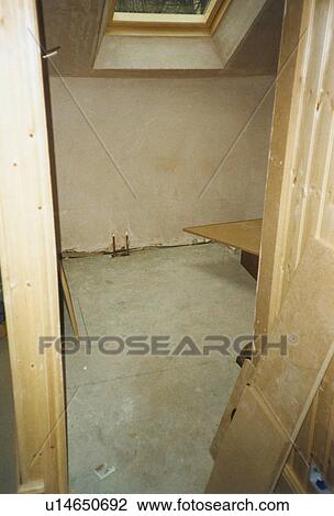 Stock Image - attic before makeover. Fotosearch