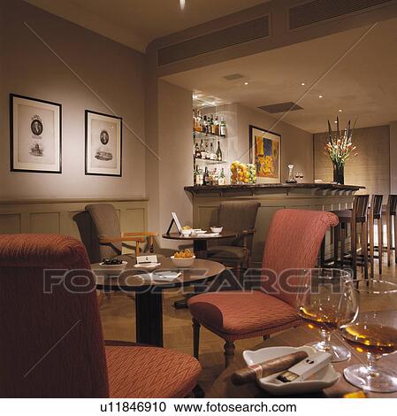Bar with tables for informal eating in London hotel. View Large Photo Image Stock Image - Bar with tables for informal eating in London hotel.. Fotosearch