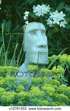 Close-up of classical statues in the garden View Large Photo Image Stock Image - Close-up of classical statues in the garden. Fotosearch