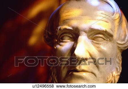 Close-up of face of marble bust View Large Photo Image Stock Photo - Close-up of face of marble bust. Fotosearch