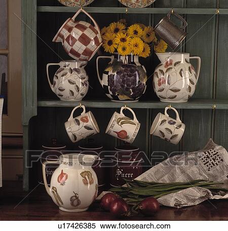 close-up of large fruit and floral patterned on shelves View Large Photo Image Stock Photography - close-up of large fruit and floral patterned on shelves. Fotosearch