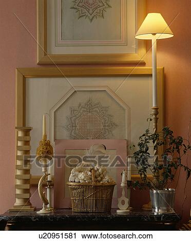 Close-up of lighted lamp and pictures View Large Photo Image Stock Image - Close-up of lighted lamp and pictures. Fotosearch