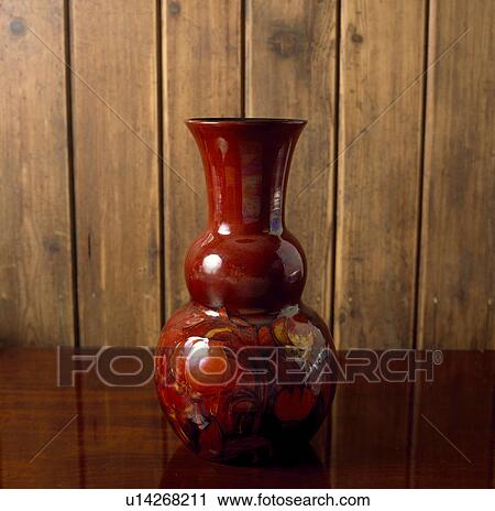 Close-up of red Moorcroft vase View Large Photo Image Stock Image - Close-up of red Moorcroft vase. Fotosearch