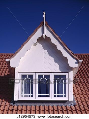 Close Up Of Traditional Newbuild Dormer Window With White 13