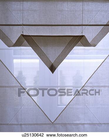 Close-up of white linen blind View Large Photo Image Stock Image - Close-up of white linen blind. Fotosearch