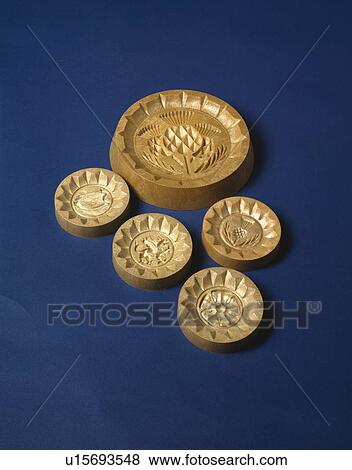 Close up of wooden butterpats View Large Photo Image Stock Photo - Close up of wooden butterpats. Fotosearch