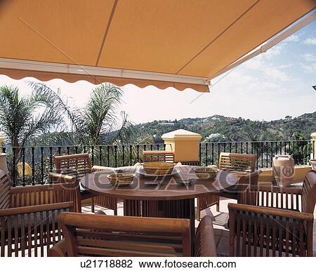 comfortable seating on veranda of villa in Southern Spain View Large Photo Image Stock Image - comfortable seating on veranda of villa in Southern Spain. Fotosearch