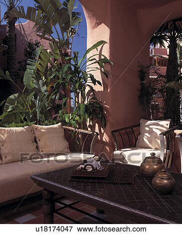 comfortable seating on veranda of villa in Southern Spain View Large Photo Image Stock Photo - comfortable seating on veranda of villa in Southern Spain. Fotosearch