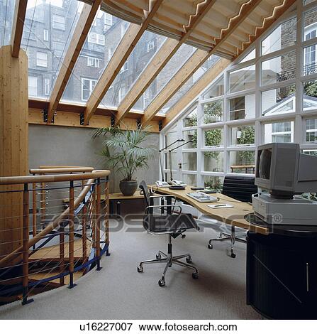 conservatory, interior, furniture, chair, computer, blind View Large Photo Image Stock Photo - conservatory, interior, furniture, chair, computer, blind. Fotosearch