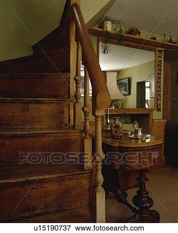 halls, interior, cottage, country, traditional, stairs View Large Photo Image Stock Photo - halls, interior, cottage, country, traditional, stairs. Fotosearch