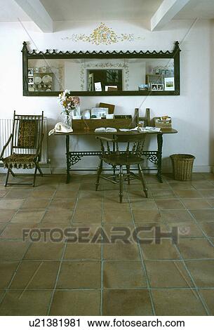 Stock Image - interior, tiles, floors, mirrors, halls. Fotosearch