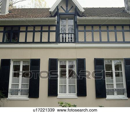 Large traditional town house in France View Large Photo Image Stock Photo - Large traditional town house in France. Fotosearch
