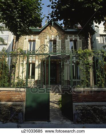 Large traditional town house in France View Large Photo Image Stock Photography - Large traditional town house in France. Fotosearch