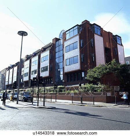 Stock Photo - london, outside, office, commercial. Fotosearch